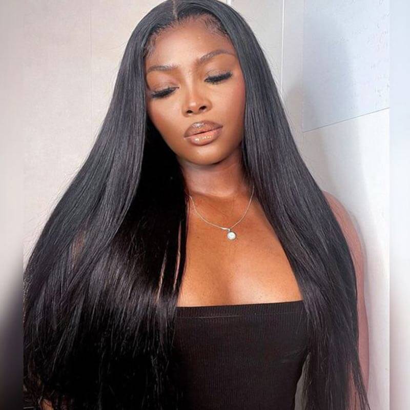 QVR Glueless 5x5 HD Lace Closure Curly Human Hair HD Wig Undetectable Lace