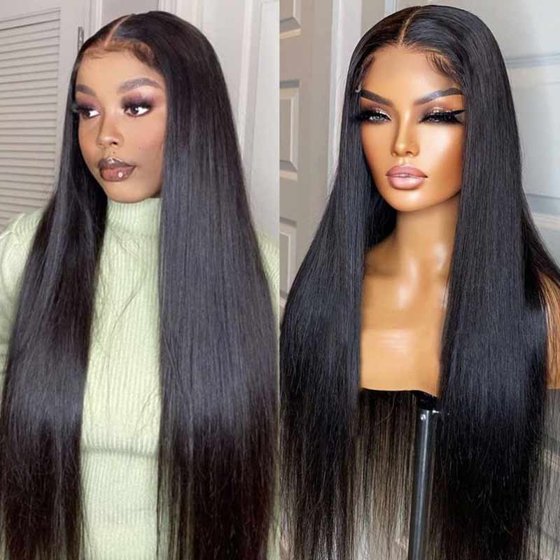 QVR Glueless 5x5 HD Lace Closure Curly Human Hair HD Wig Undetectable Lace
