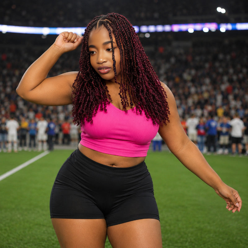 MATCH SALE|QVR #M1B/99J/Burgundy Afro Kinky Bulk Human Hair
