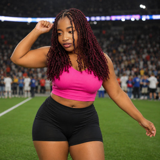 MATCH SALE|QVR #M1B/99J/Burgundy Afro Kinky Bulk Human Hair