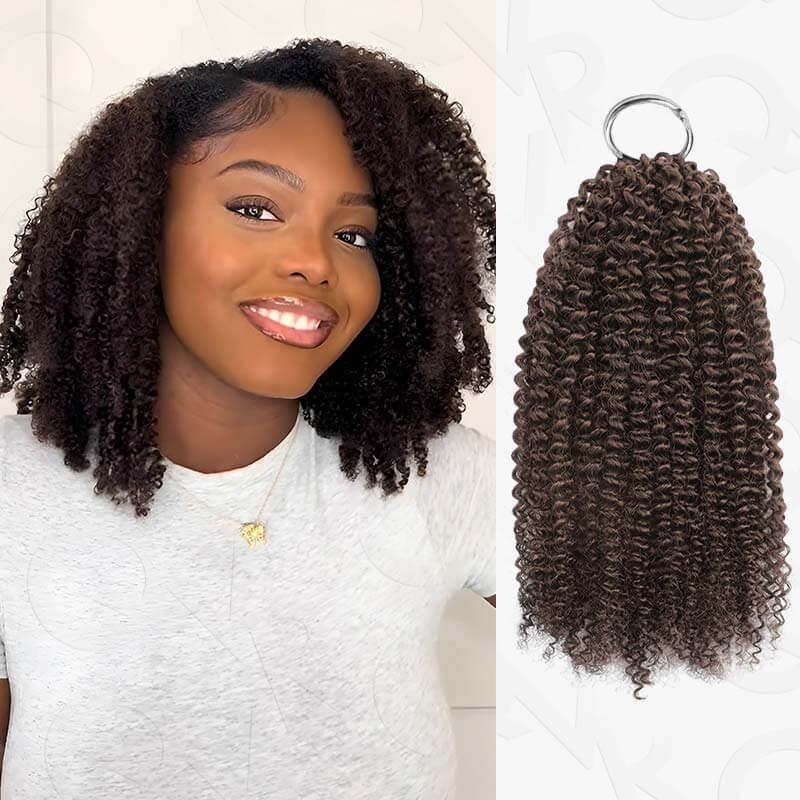 P3G5|Dark Brown Water Wave Miracle Knots Human Hair