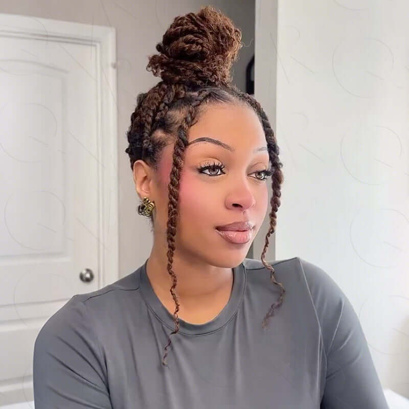 P3G5|Mix #4/30 Afro kinky Bulk Human Hair