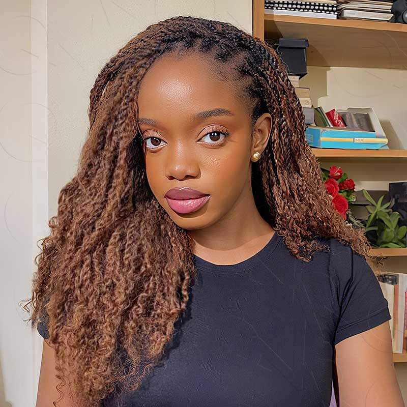 P3G5|Mix #4/30 Afro kinky Bulk Human Hair