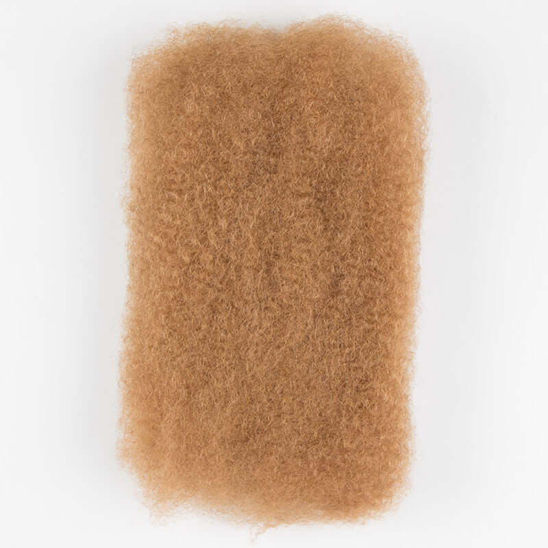 QVR #Honey Blonde+#1B Two Colors Afro Kinky Bulk Human Hair For Braiding DreadLock