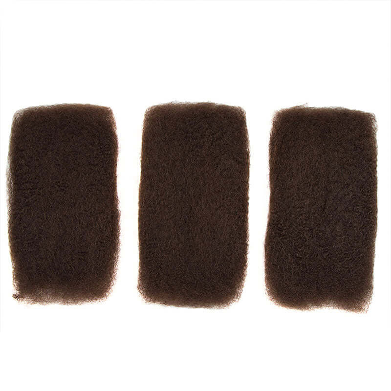 B3G1|Dark Brown Afro kinky Bulk Human Hair