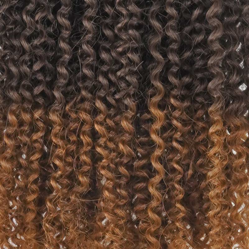 CLEARANCE SALE| #T2/30 Crochet Hair Afro Kinky Curly Machine Made Feather Human Hair Extension