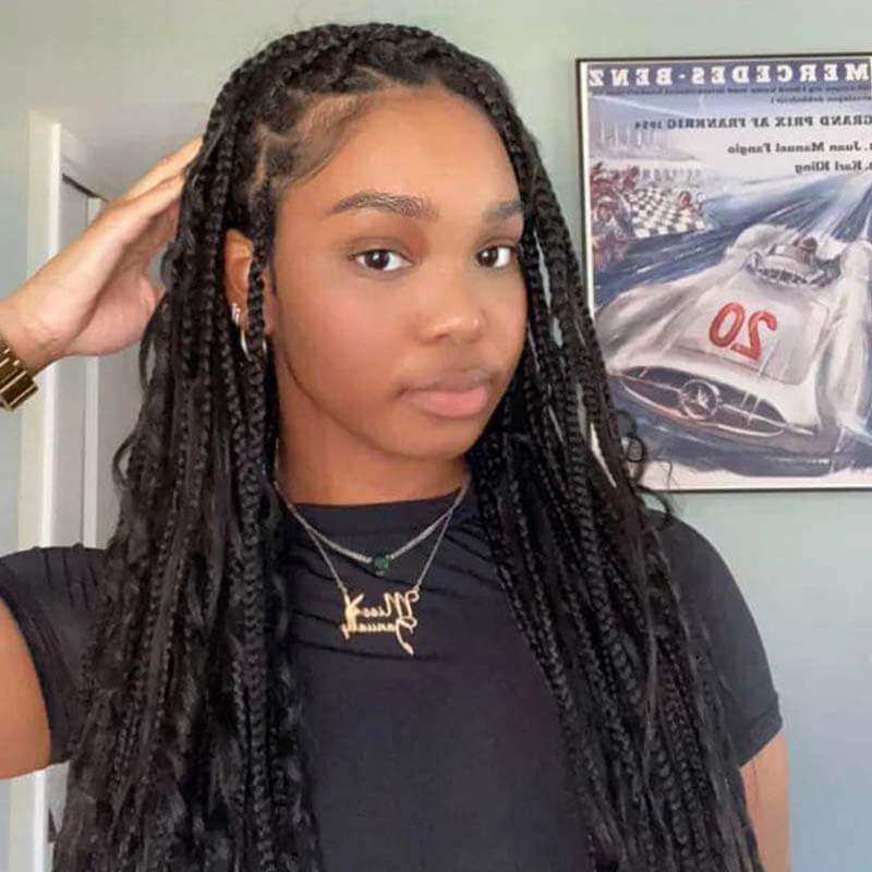 US Only|QVR #1B Body Wave Bulk Braiding Hair