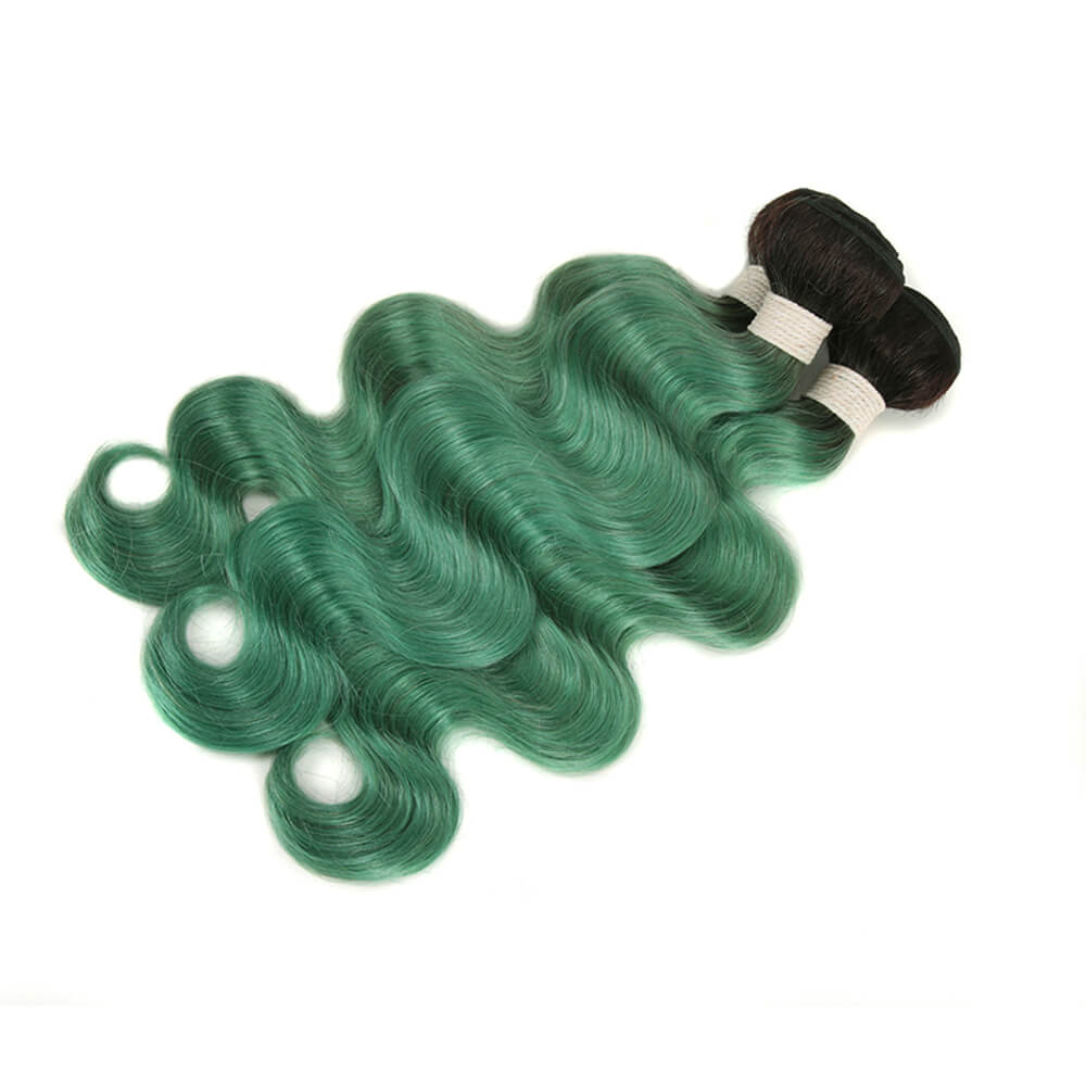 QVR Virgin Human Hair Body Wave 3 Bundles With 4*4 Lace Closure TT1B/TUQIV