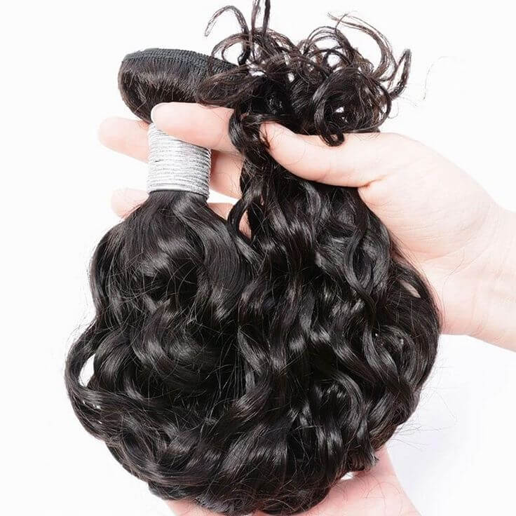 QVR Water Wave Human Hair Weaves 1 Bundles