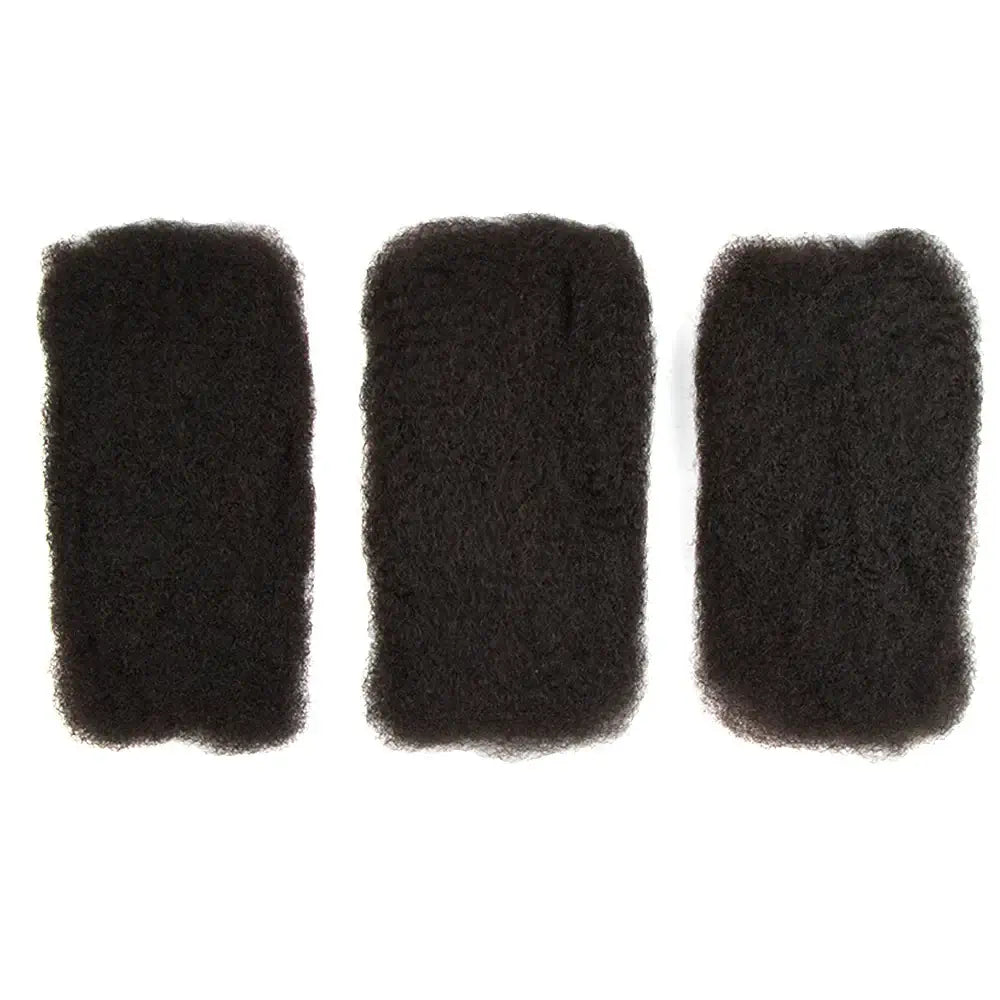 QVR Dark Brown+Pink Two Colors Afro Kinky Bulk Human Hair For Braiding DreadLock