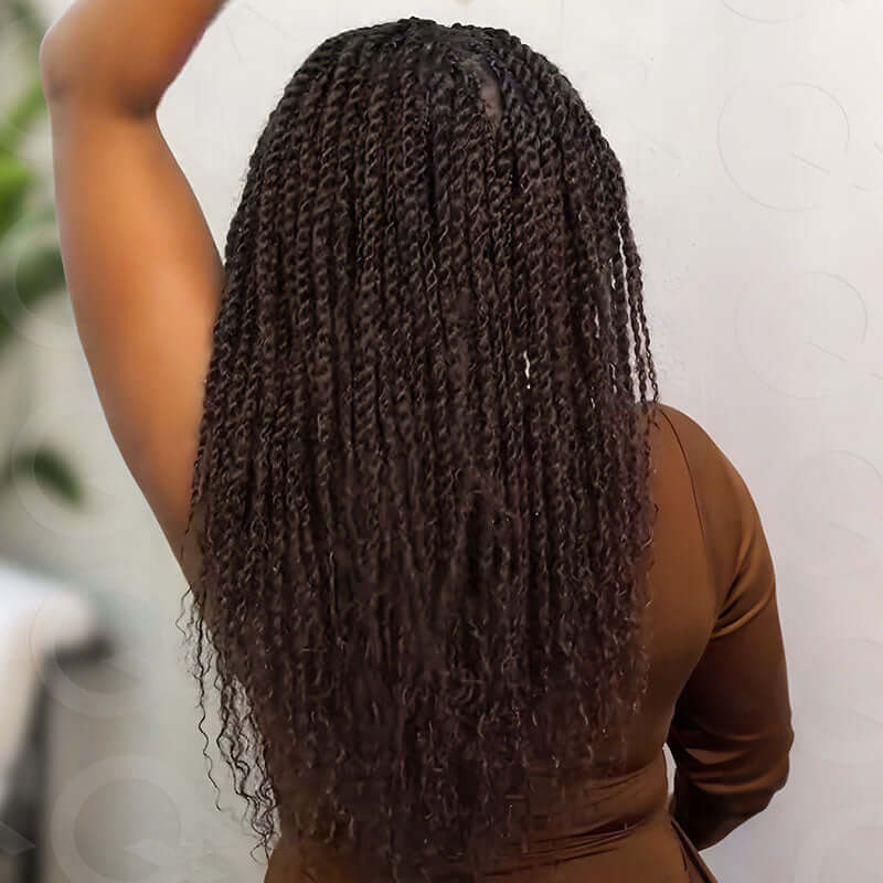 BOGO|Dark Brown #4 Afro kinky Bulk Hair Extensions
