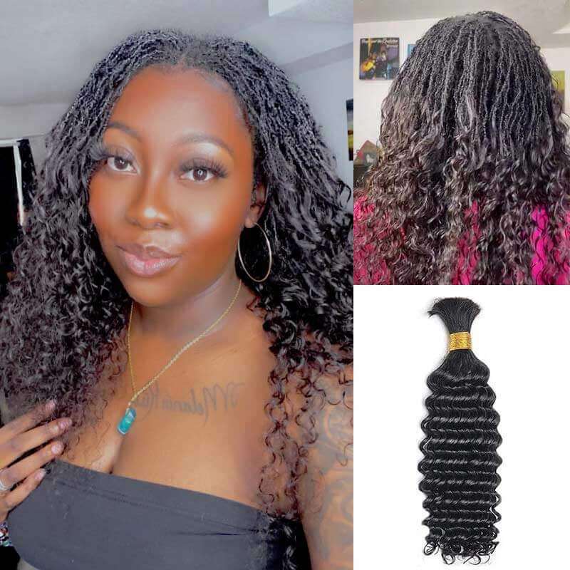 Flash Sale|QVR Body Wave Boho Knotless Braiding Bulk Human Hair