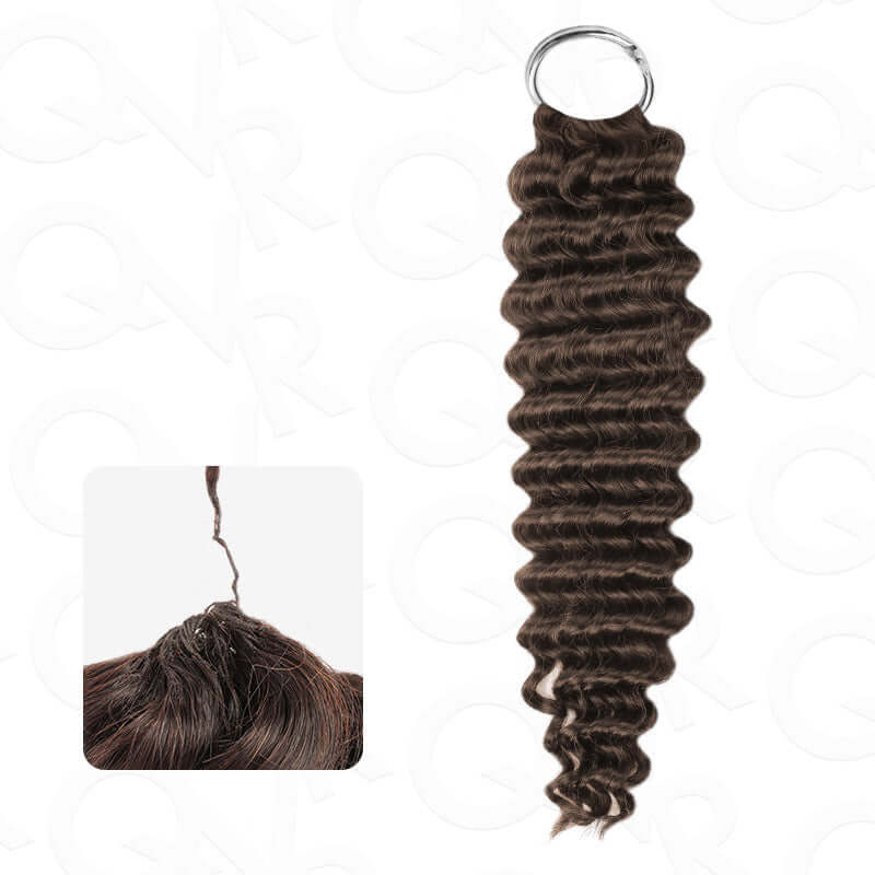 P3G5|Dark Brown Water Wave Miracle Knots Human Hair