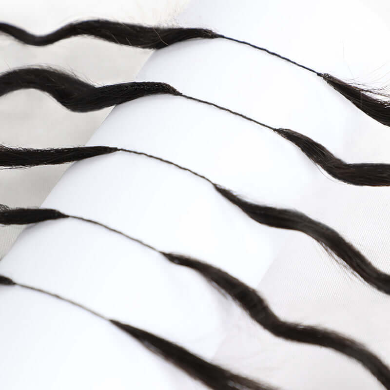 CLEARANCE SALE| #T2/30 Color Deep Wave Feather Crochet Braid Human Hair