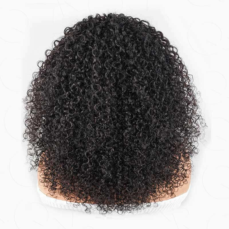 Flash Sale|QVR Glueless Half Wig 3 In 1 Twist Curly Human Hair