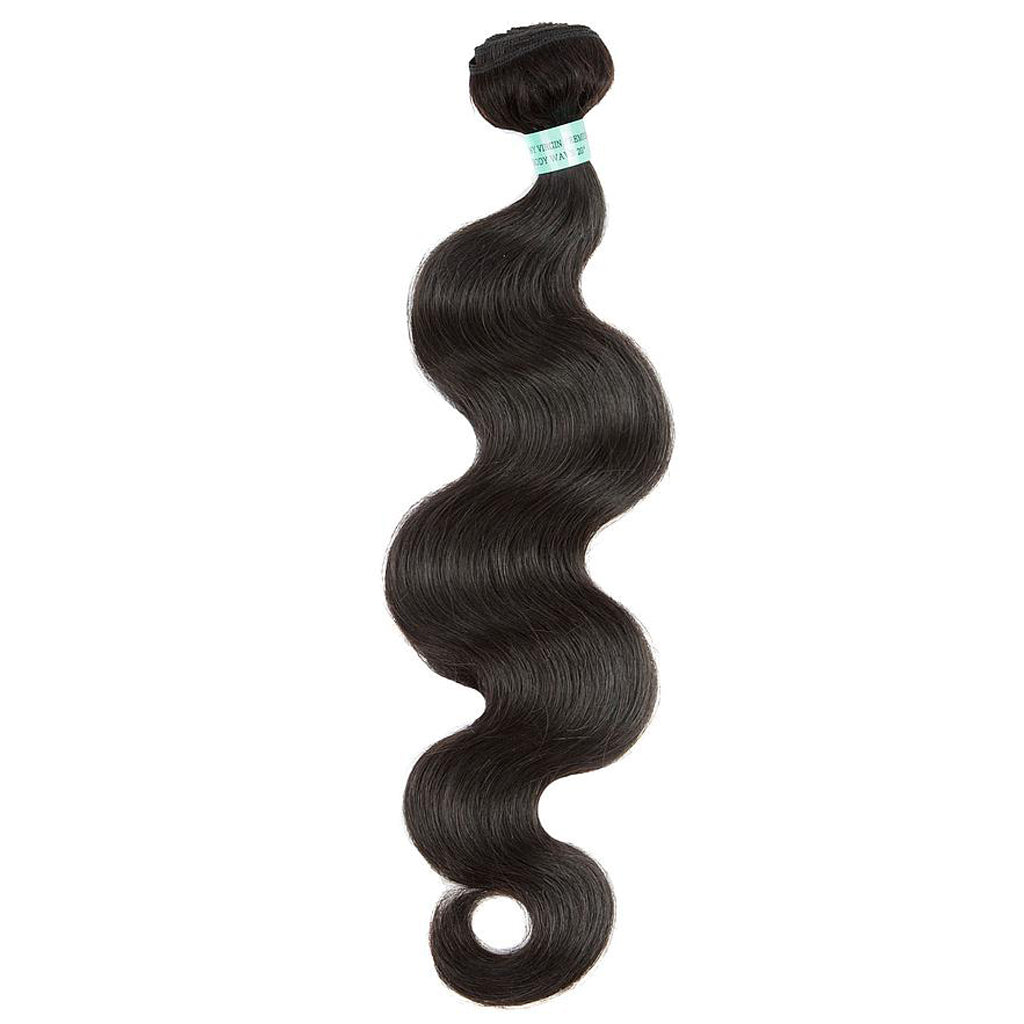QVR Body Wave Human Hair Weaves 1 Bundle