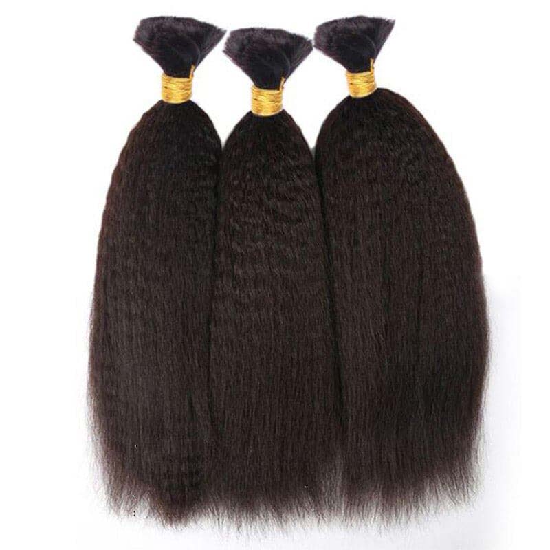 QVR Loose Wave Bulk Hair Extensions for Boho Knotless Braiding