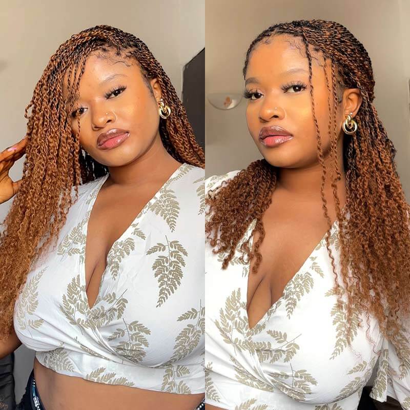 CLEARANCE SALE| Auburn Color Afro Kinky Bulk Affordable Human Hair