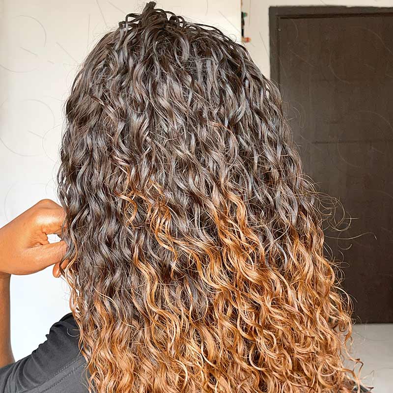US Only|QVR #T2/30 Water Wave Feather Crochet Human Hair