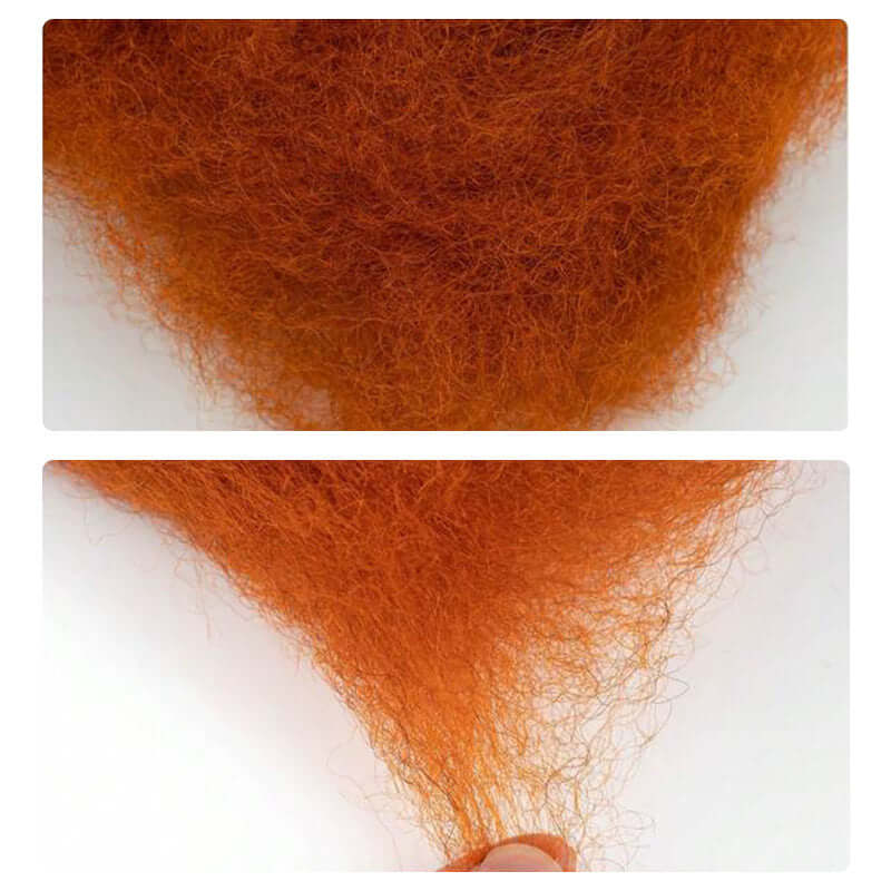 MATCH SALE|QVR Ginger Orange Afro Kinky Bulk Human Hair