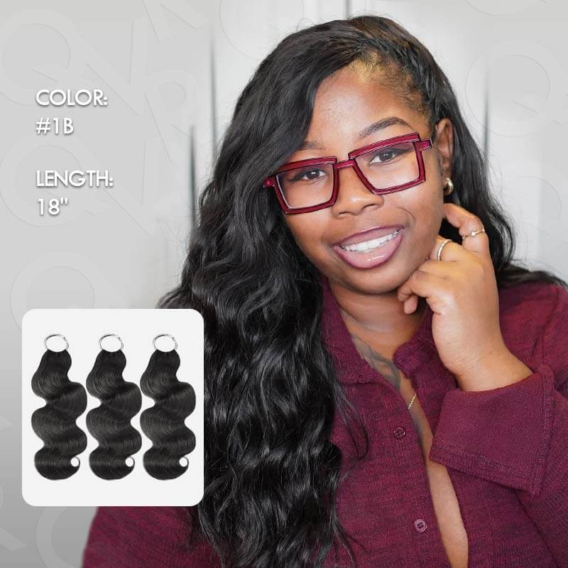 Wholesale|Buy 15 Packs Body Wave Feather Crochet Weave Human Hair Extensions Send 10 Free Packs