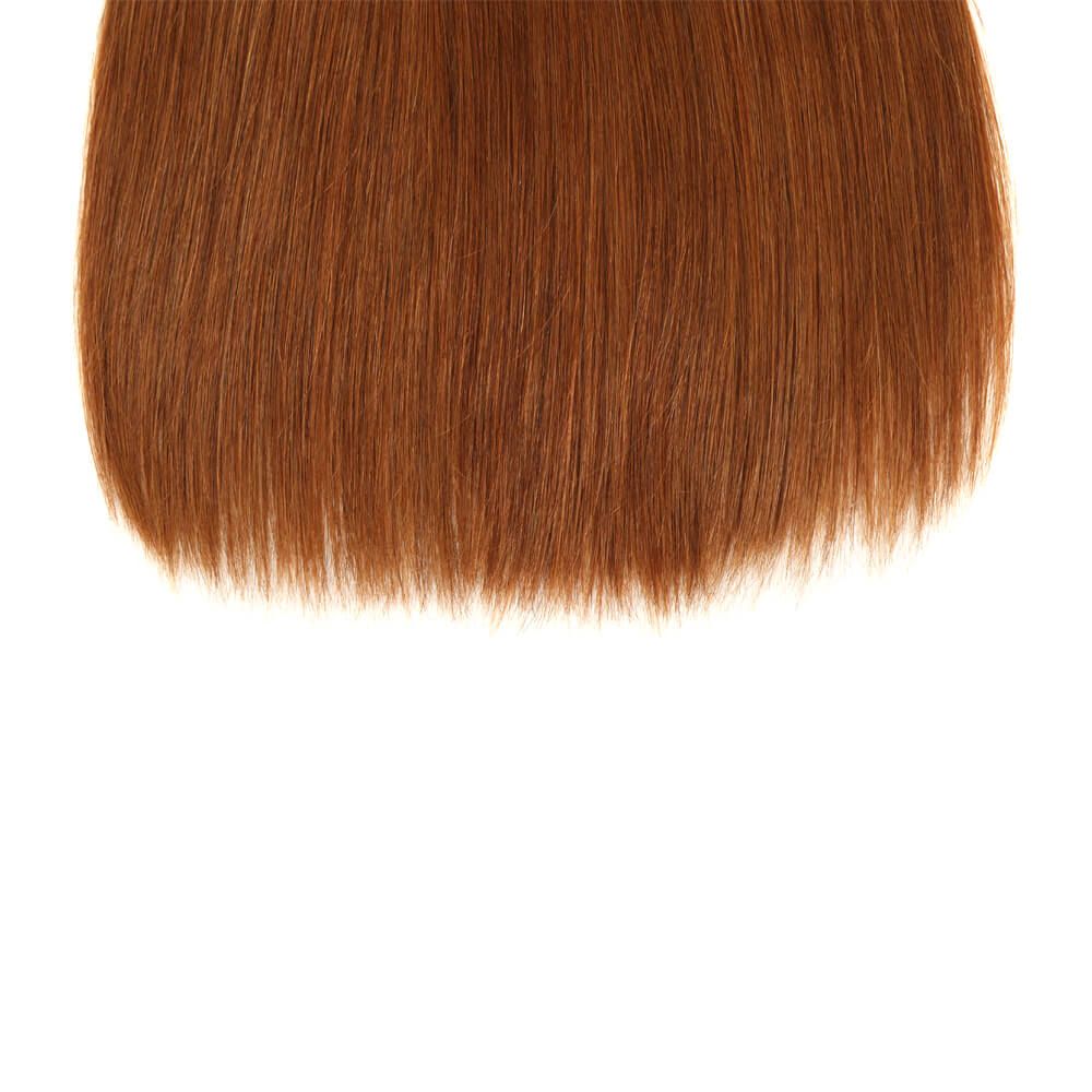 QVR Remy Human Hair 3 Bundles Straight Hair T1B/30