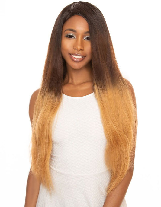 QVR Remy Human Hair 3 Bundles Straight Hair T1B/4/27