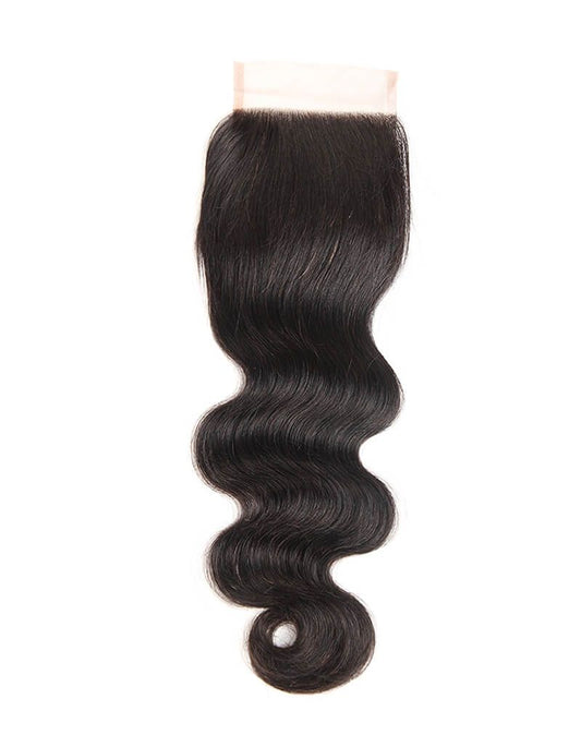 QVR Remy Human Hair 4X4 Closure Body Wave