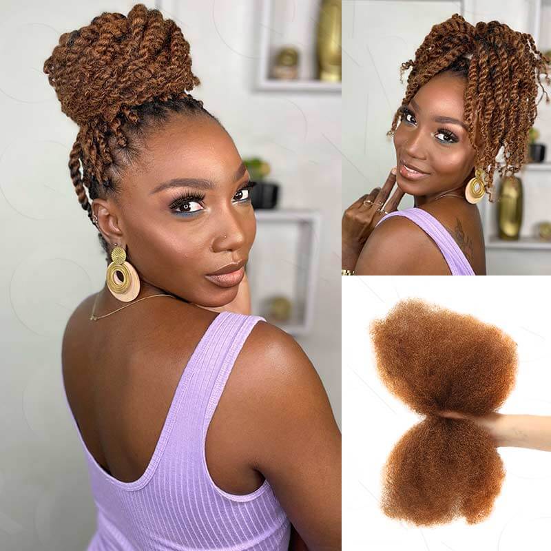 US Only|QVR #30 Afro kinky Bulk Human Hair
