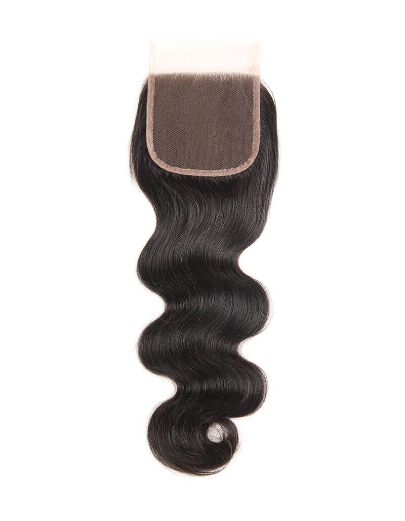 QVR Remy Human Hair 4X4 Closure Body Wave
