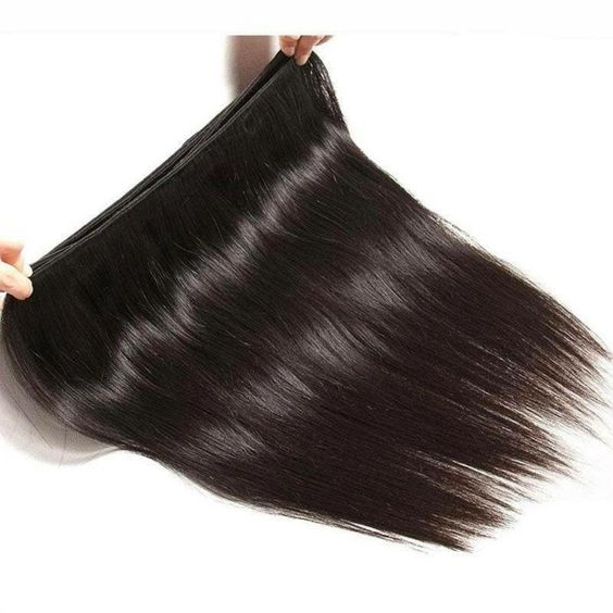 QVR Silk Straight Human Hair Weaves 1 Bundle