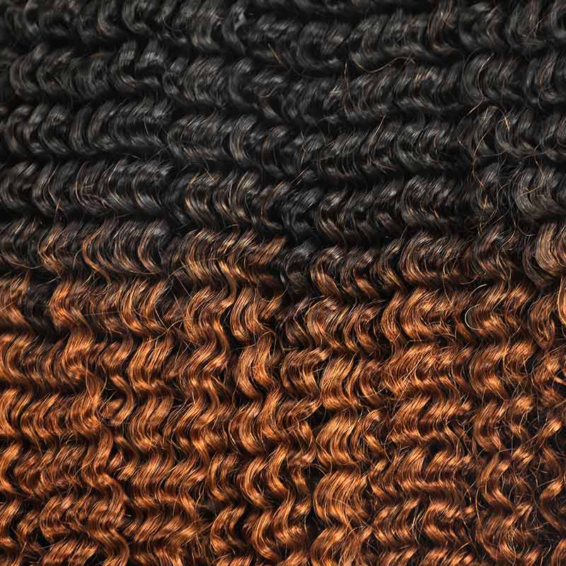 P3G5|#T1B/30 Small Kinky Curly Feather Crochet Hair