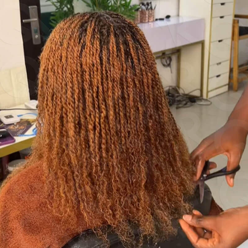 QVR 1 Pack #27/30 Afro Kinky Bulk Human Hair