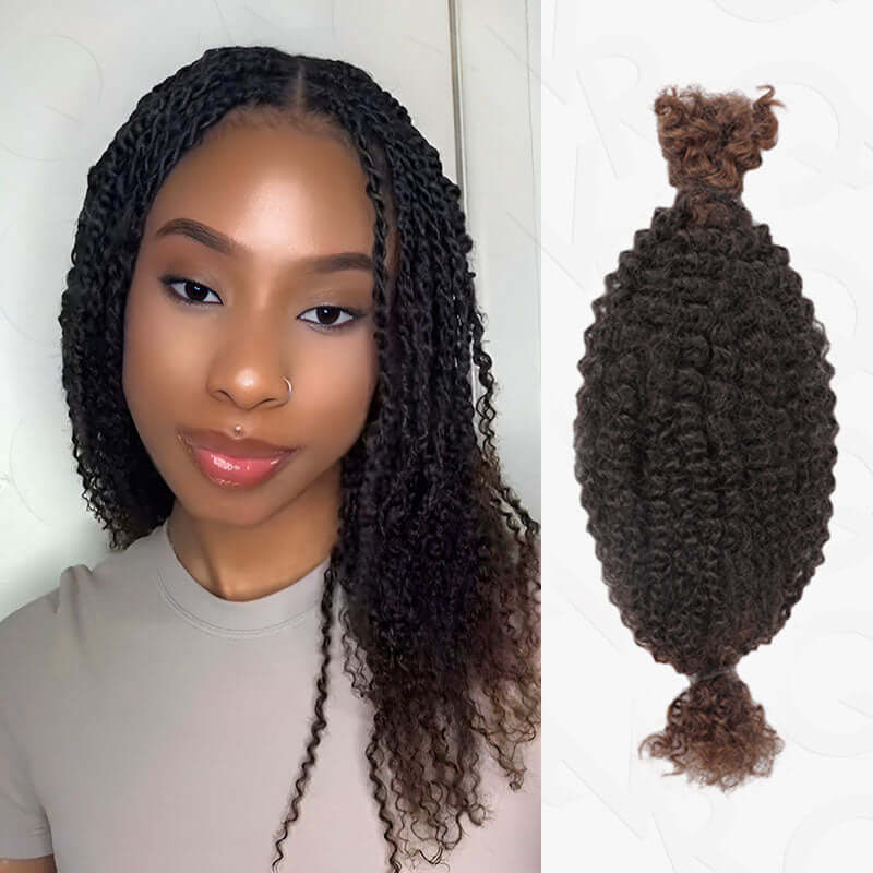 Wholesale|Buy 15 Packs Natural Black Spring Twist Human Hair Send 10 Free Packs