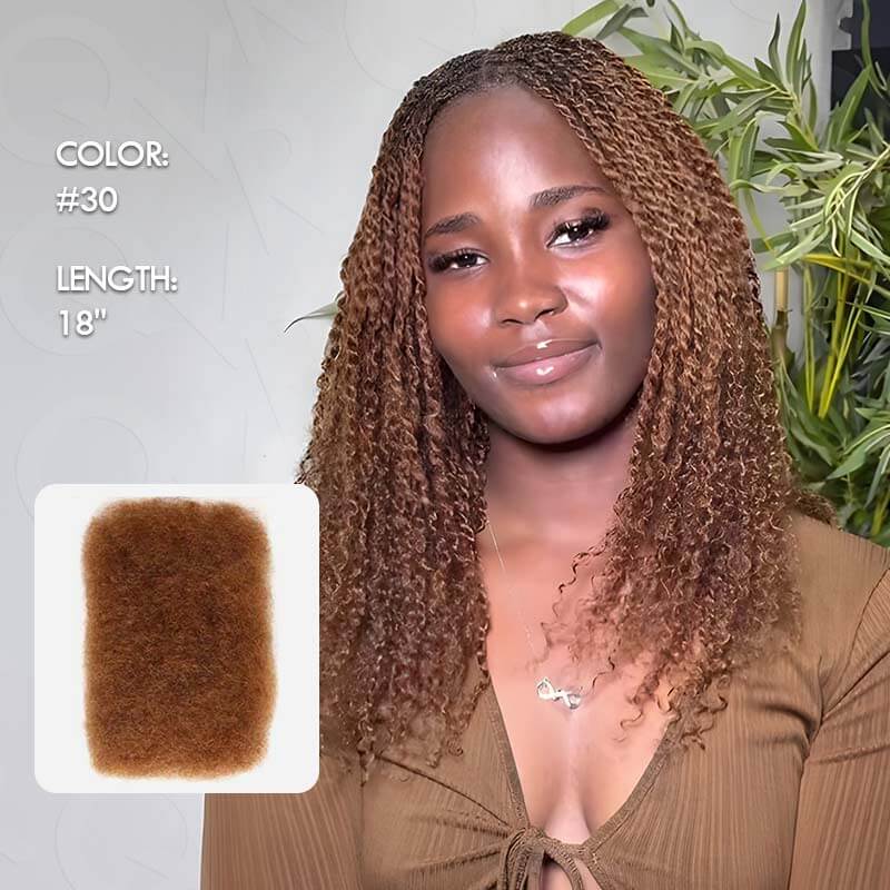 Flash Sale|QVR #30 Afro Kinky Bulk Human Hair