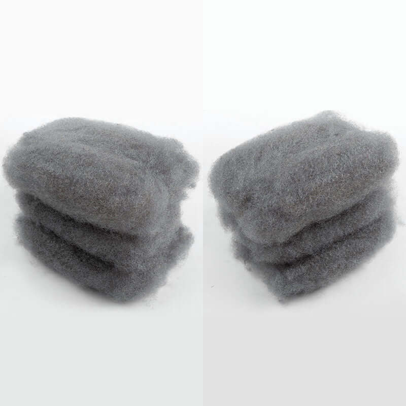 QVR 1 Pack Grey Color Afro kinky Bulk Human Hair