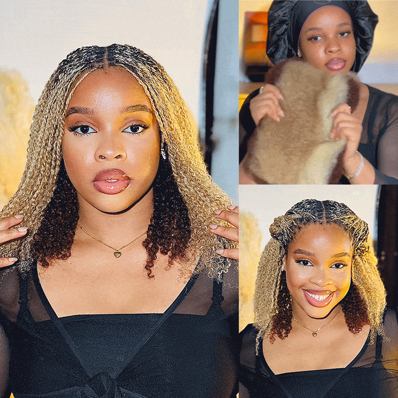 MATCH SALE|QVR #P32/16/613 Afro Kinky Bulk Human Hair
