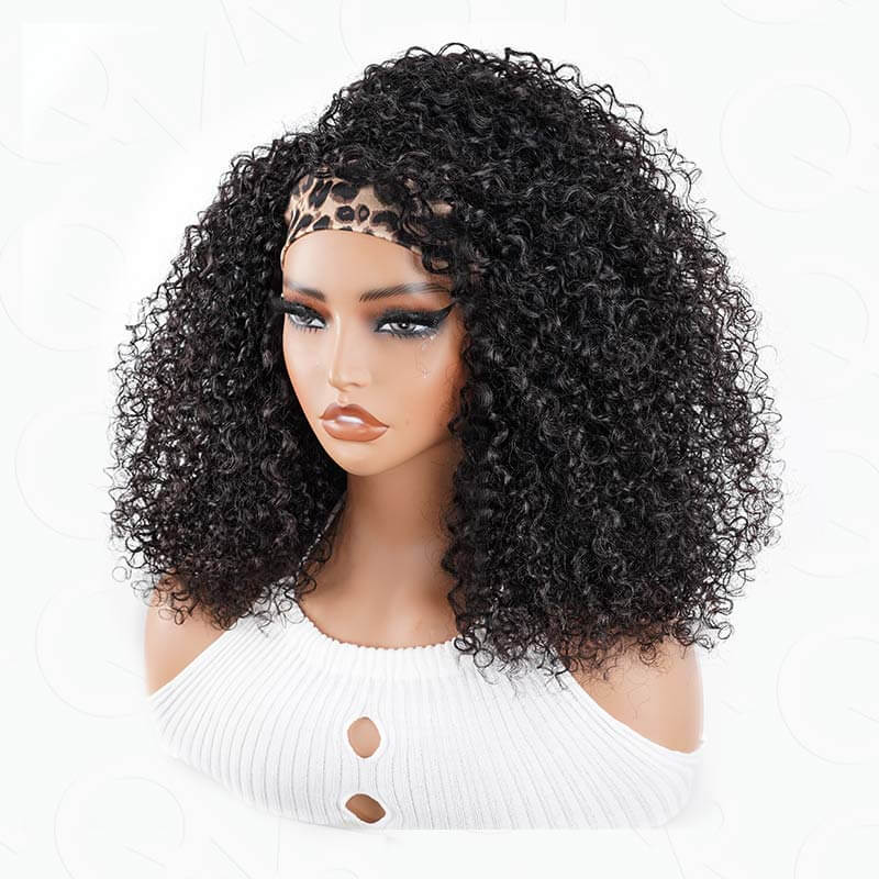 New User Only|QVR Hot Picks Twist Curly Drawstring Half Wig Human Hair Wigs