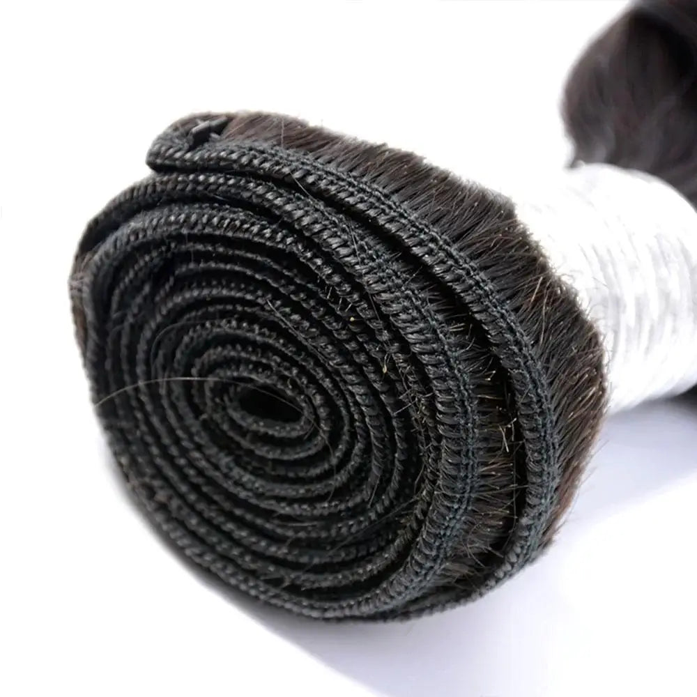 QVR Water Wave Human Hair Weaves 1 Bundles
